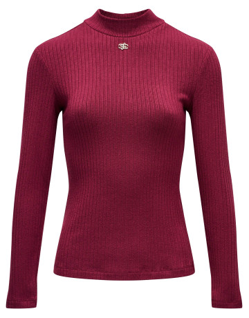 t-shirt femme  salsa jeans turtleneck longsleeve w/ logo