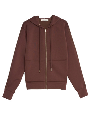 sweat-shirt femme  salsa jeans branding zipped hooddie