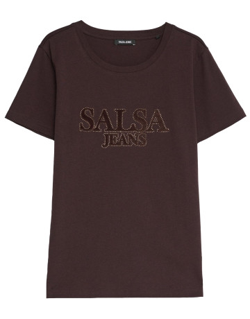 t-shirt femme  salsa jeans branding t-shirt regular fit