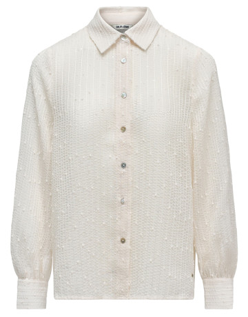 chemise femme  salsa jeans textured shirt