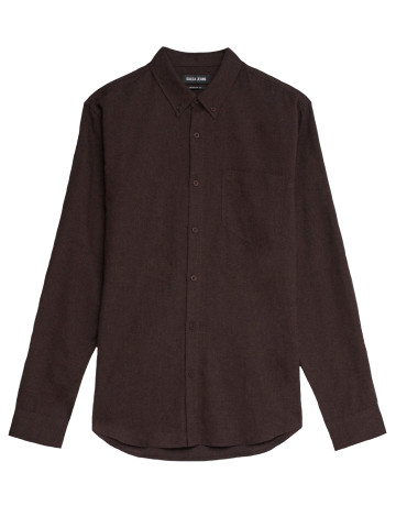 chemise homme  salsa jeans melange cotton shirt with ches