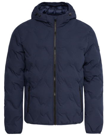 cazadora homme  salsa jeans puffer jacket with pockets