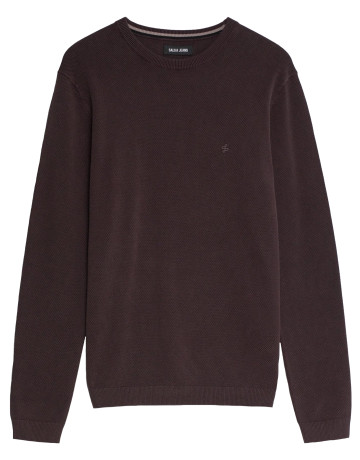 maillot homme  salsa jeans waffle knit sweater garment dy