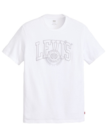 t-shirt femme  levi's graphic crewneck tee tonal ath