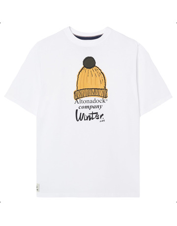 t-shirt homme  altonadock t-shirt blanco