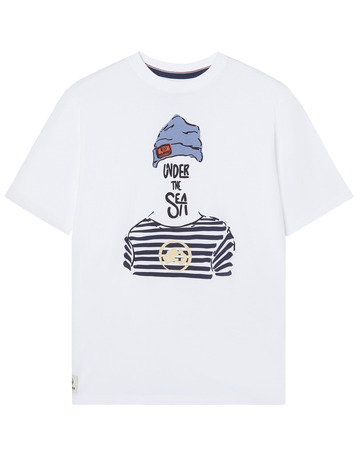 t-shirt homme  altonadock t-shirt blanco