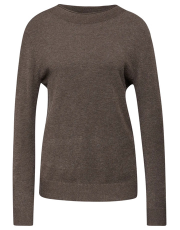 maillot femme  street qr_rolled edge collar sweater