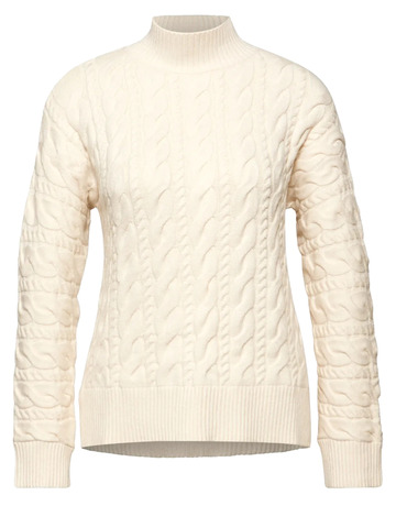 maillot femme  street ltd qr_turtle neck cable sweat