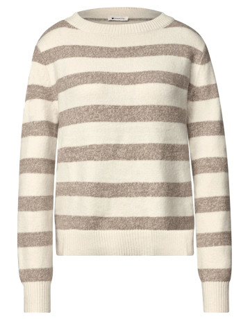 femme ltd qr_cosy striped sweater u- 37931