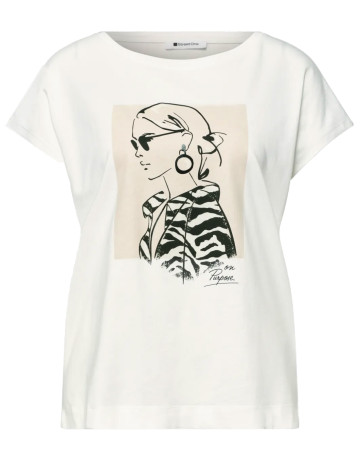 femme lady print shirt 30108