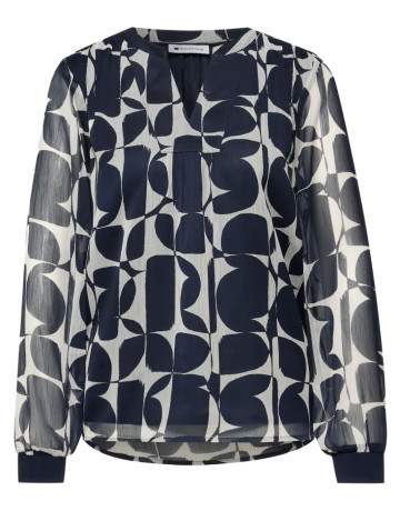chemise femme  street chiffon tunic blouse w tape de