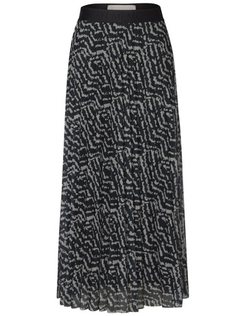 robe femme  street maxi mesh skirt plissée aop