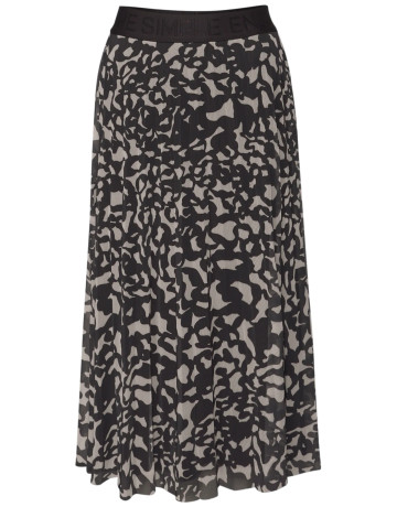 robe femme  street mesh plissée skirt_print