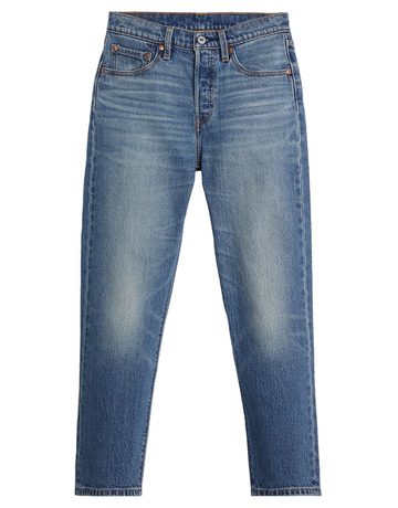 jeans femme  levi's 501® crop med indigo - worn in