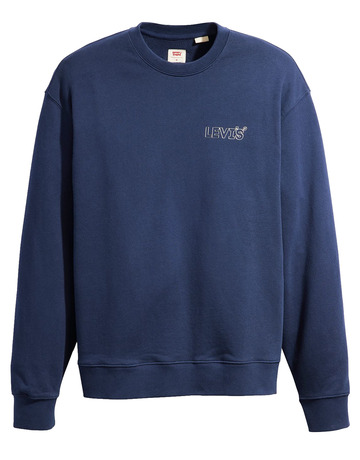 sweat-shirt homme  levis relaxd graphic crew chrome hea