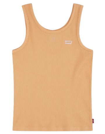t-shirt fille  levi's lvg meet and greet ribbed tank