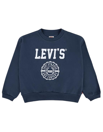 maillot fille  levi's lvg collegiate crew