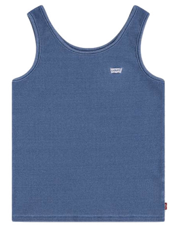t-shirt fille  levi's lvg meet and greet indigo tank