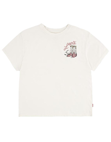 t-shirt fille  levi's lvg western oversized tee