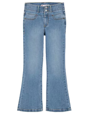 jeans fille  levi's lvg 726 flare w/ yoke detail