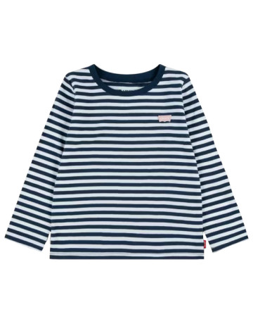 t-shirt fille  levi's lvg stripe ls tee
