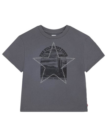t-shirt fille  levi's lvg wild west ss tee