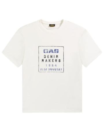 t-shirt homme  gas dharis m/cblue""