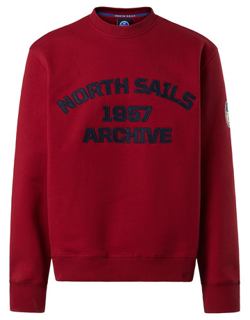 maillot homme  north sails crewneck  sweater w/graphic