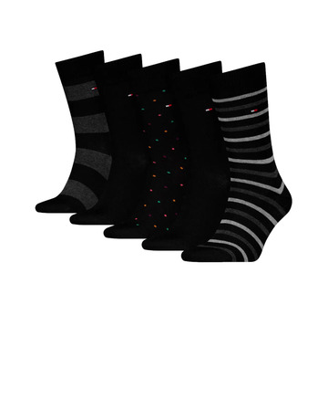  dbotex th men sock 5p giftbox stripe