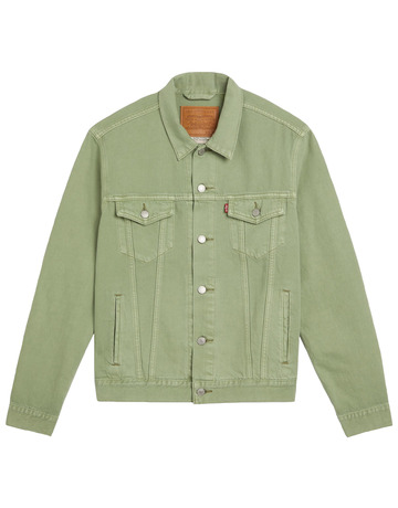 cazadora homme  levi's the trucker jacket greens