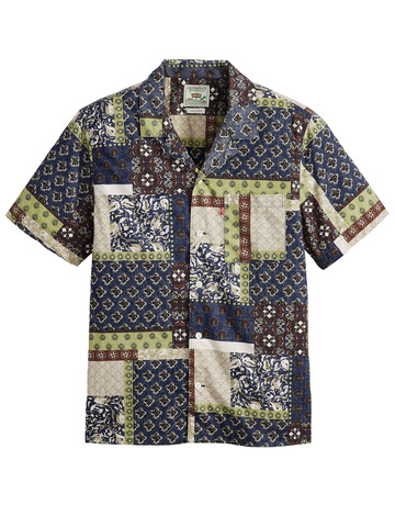 chemise homme  levi's the sunset camp shirt multi-co