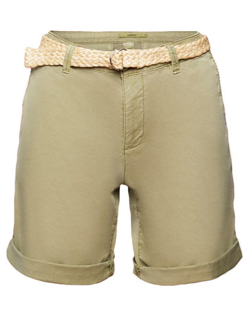 le short con ceinture trenzado femme ESPRIT