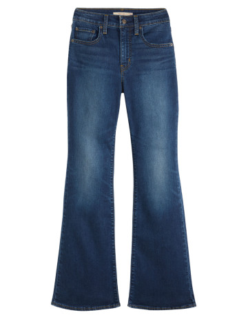 jeans femme  levi's 726 hr flare true blue dark