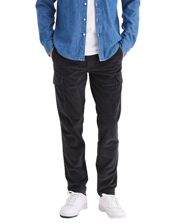 pantalon homme  dockers t2 slim tapered cargo asphalt