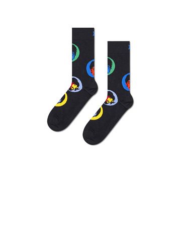  happy beatles bright spot sock