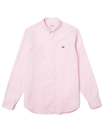 chemise homme  lacoste chemise casual manches longues