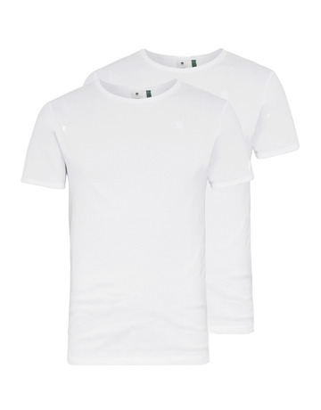 t-shirt homme  g-star base r t s\s 2-pack