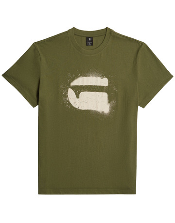 t-shirt homme  g-star spray g logo r t
