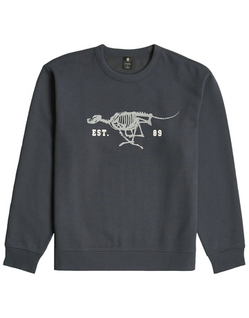 sweat-shirt homme  g-star running dog back gr r sw