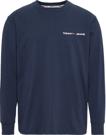 t-shirt homme  th tjm clsc linear chest l/s tee