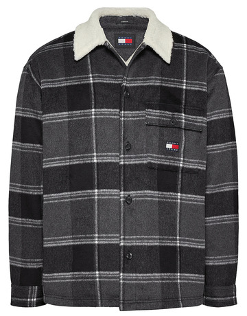chemise homme  th tjm check sherpa overshirt ext