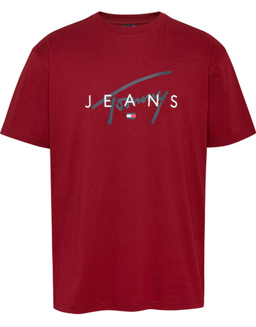 t-shirt homme  th tjm reg signature twist tee ex