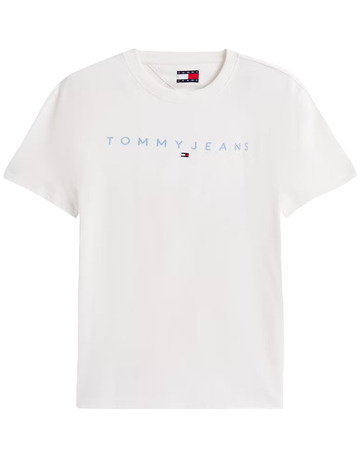 t-shirt homme  tommy hilfiger tjm reg linear logo tee ext