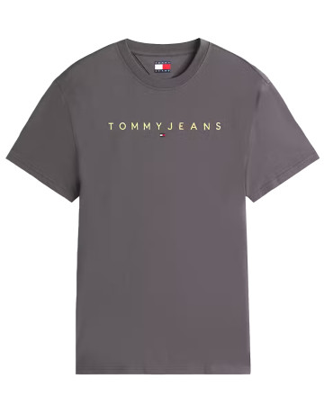 t-shirt homme  tommy hilfiger tjm reg linear logo tee ext