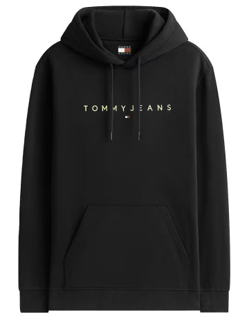 sweat-shirt homme  tommy hilfiger tjm reg linear logo hoodie ext