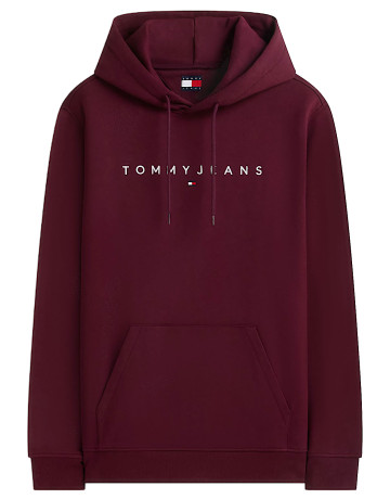sweat-shirt homme  tommy hilfiger tjm reg linear logo hoodie ext