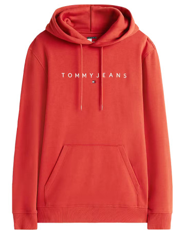 sweat-shirt homme  tommy hilfiger tjm reg linear logo hoodie ext