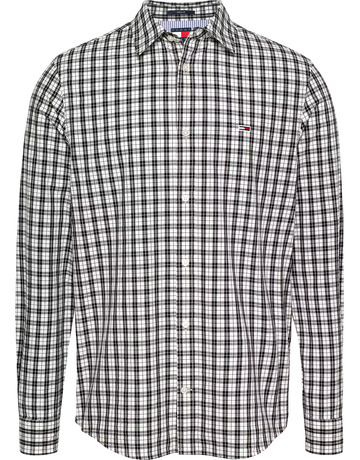 homme tjm reg poplin check ls shirt bds