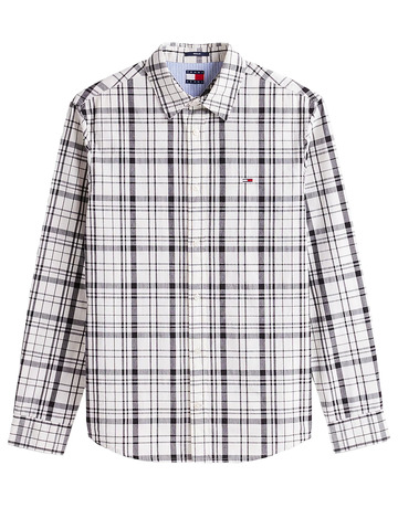 homme tjm reg poplin check ls shirt ybl