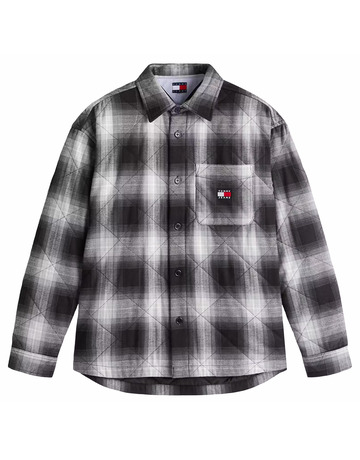 chemise homme  tommy hilfiger tjm quilted padded overshirt